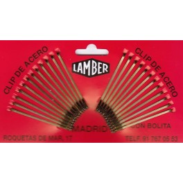 Cilp Lamber Rubias (Unid.Venta 6 Cartones)